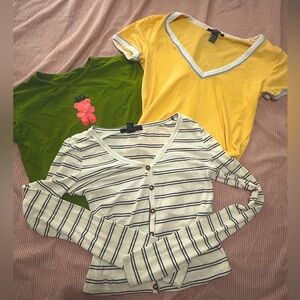 Bundle of Three Indie Teenage Girl Tees
